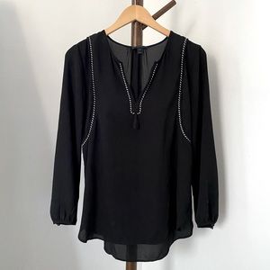 J.Crew Dressy, Sheer Tunic Blouse